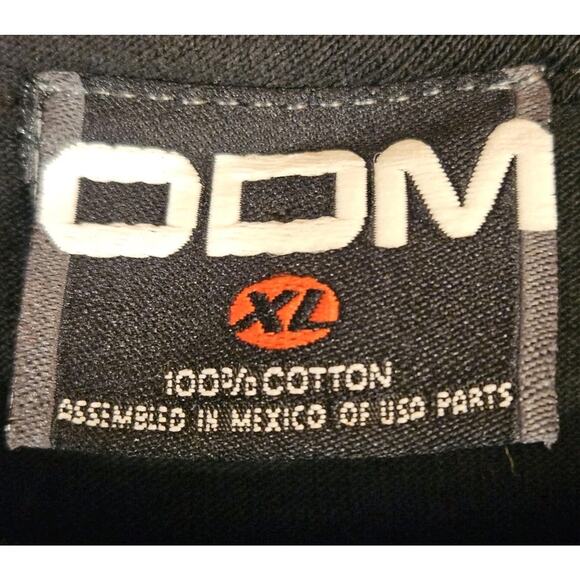 Vtg Corona Extra Shirt Tribal Surfboard T-Shirt XL ODM 2001 Black Blue Flames - Picture 7 of 10